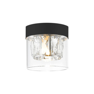 Zuma Line C0389-01a-p7ac Gem Lampa Sufitowa Czarny Mat/matt Black