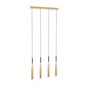 Zuma Line Md1998b-4gl Conte Lampa Wisząca Złota-czarna-biała/golden-black-w