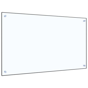 Panel ochronny do kuchni, przezroczysty, 100x60 cm, szkło