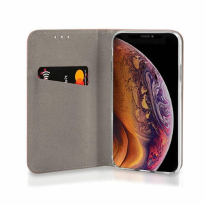 Etui Magnet SAMSUNG A12 różowo złoty