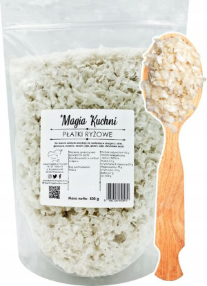 PŁATKI RYŻOWE 500g naturalne ŚNIADANIE