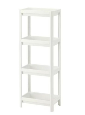 IKEA VESKEN Regał 36x23x100 cm biały
