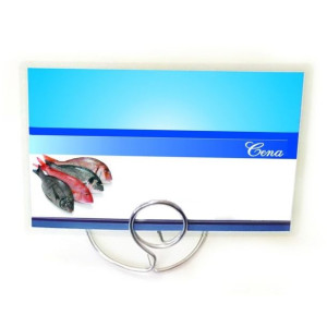 Etykiety cenowe laminowane, cenówki RYBY - 65x95 mm