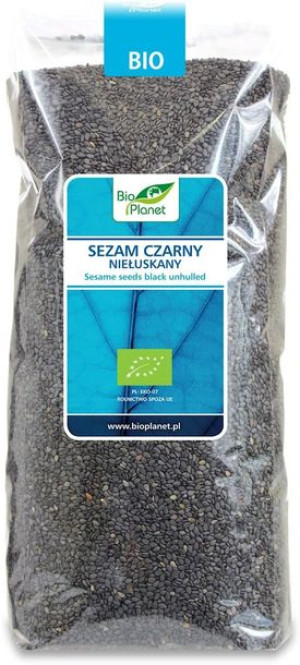 Sezam Czarny Niełuskany Bio 1 Kg - Bio Planet