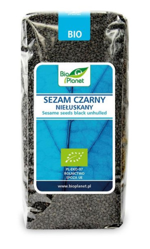 Sezam Czarny Niełuskany Bio 500 G - Bio Planet
