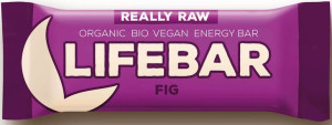 Baton Daktylowo-orzechowy Z Figami Raw Bezglutenowy Bio 47 G - Lifefood