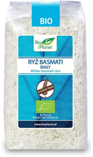 Ryż Basmati Biały Bezglutenowy Bio 500 G - Bio Planet