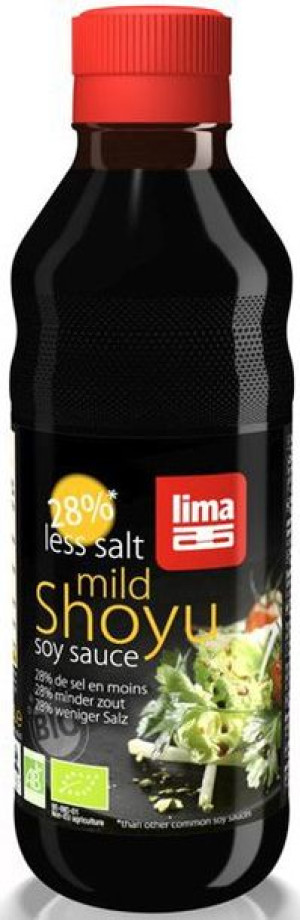Sos Sojowy Shoyu Mniej Soli Bio 250 Ml - Lima