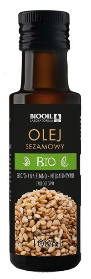 Olej Sezamowy Tłoczony Na Zimno Bio 100 Ml - Biooil