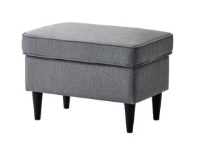 IKEA STRANDMON Podnóżek, Nordvalla ciemnoszary