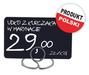 Piny nakładki do cenówek - nadruk PRODUKT POLSKI - 10 szt.