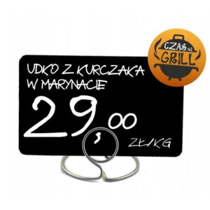 Piny do cenówek - nadruk CZAS NA GRILL - 10 szt.