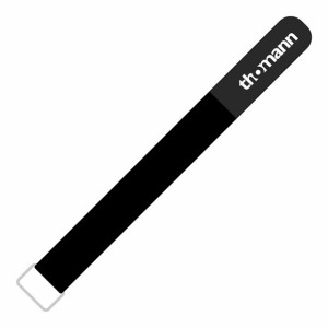 Opaska rzepowa spinka rzep do kabli 20 x 200 mm czarna