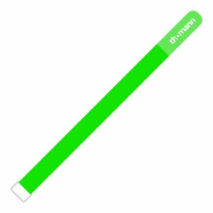 Opaska rzepowa spinka rzep do kabli 20 x 300 mm zielona