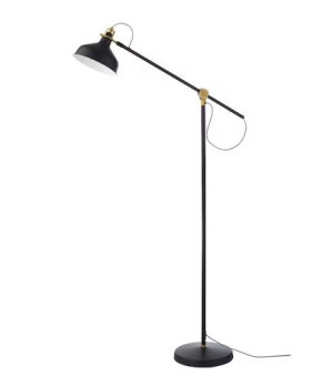 IKEA RANARP Lampa podłogowa, do czytania, czarny