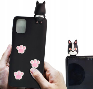 Etui case 3d BULDOG łapki do Samsung Galaxy A02s