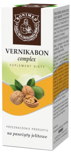 Vernikabon complex na pasożyty jelitowe - Suplement Diety 100 ml - Bonimed