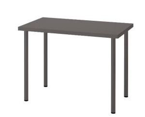IKEA LINNMON / ADILS Stół, biurko 100x60 cm ciemnoszary