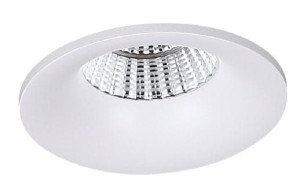 Podtynkowa lampa okrągła H0096 wpust LED 8W 3000K białe kuchenne