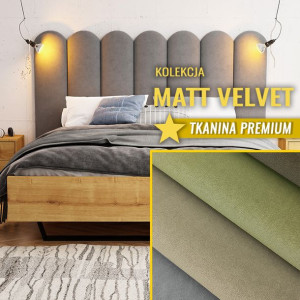 Panele tapicerowane " PŁOTEK " - Kolekcja PREMIUM MATTVELVET 80x30 cm