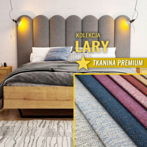 Panele tapicerowane " PŁOTEK " - Kolekcja PREMIUM LARY 120x30 cm