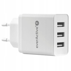 Ładowarka sieciowa 3xUSB uniwersalna 3.4A 17.0W