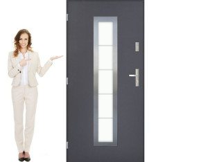 Drzwi Zewnętrzne Wejściowe Stalowe Polskie 80/90