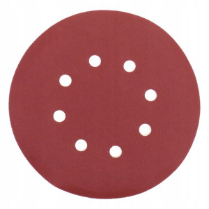 10x Krążki Ścierne Papier Otworami Rzep 180mm P240