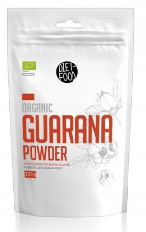 Organic guarana sproszkowane nasiona bio 100g