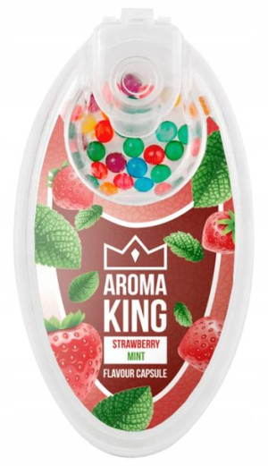 Kapsułki aromatyzujące AROMA KING STRAWBERRY MINT