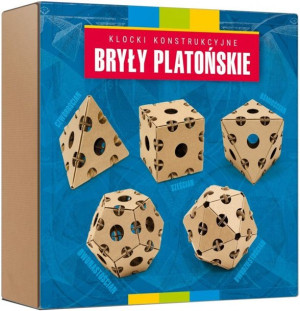 Egmont Kartonowe klocki konstrukcyjne Bryły Platońskie Cardblocks