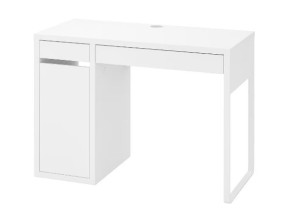 IKEA MICKE Biurko, 105x50 cm biały