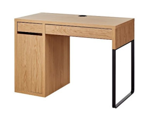 IKEA MICKE Biurko, 105x50 cm imit. dębu