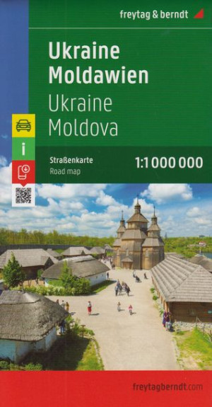 UKRAINA MOŁDAWIA mapa drogowa 1:1 000 000 F&B
