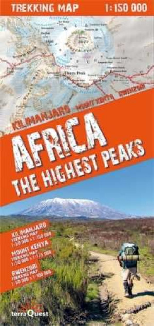 AFRYKA KILIMANJARO mapa trekingowa terraQuest