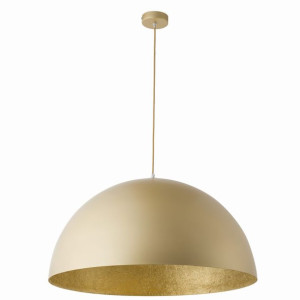Złota lampa wisząca misa SYWILLA