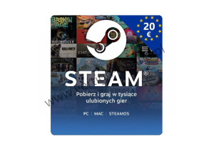 STEAM 20 € Euro , Karta podarunkowa, Wallet
