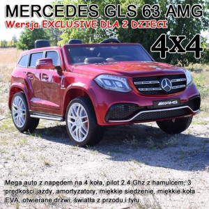 HIT! Luksusowy Mercedes dla 2 dzieci wersja EXCLUSIVE FULL OPCJA 4x4 KOLORY
