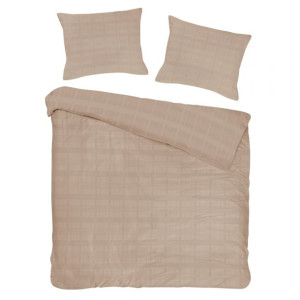 Pościel satyna bawełniana LIGHT BROWN 160x200 EXCLUSIVE