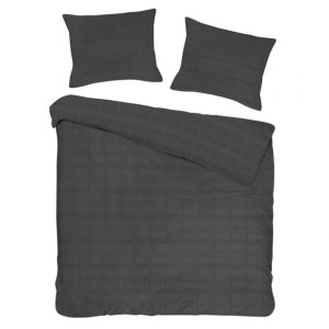 Pościel satyna bawełniana ANTHRACITE 180x200 EXCLUSIVE