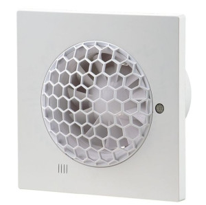 Wentylator Osiowy Fi 100 Mm Cichy Z Timerem Biały Vents 100quiet-sth