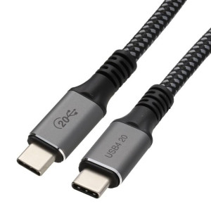 Ultraszybki Kabel USB-C 4.0 20Gbit/s 100W 4K@60Hz Spacetronik SPC040 4m