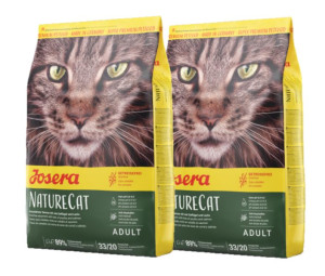 Josera NatureCat Bezzbożowa Dorosłe Koty 2 x 10 kg