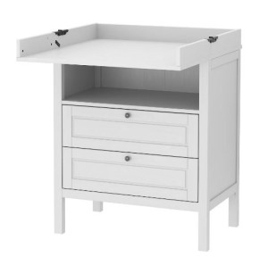 IKEA SUNDVIK Komoda z przewijakiem, szary