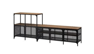 IKEA FJÄLLBO Szafka pod TV, 250x36x95 cm czarny