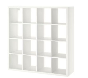 IKEA KALLAX Regał, 147x147 cm biały