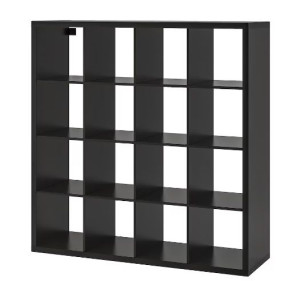 IKEA KALLAX Regał, 147x147 cm czarnybrąz