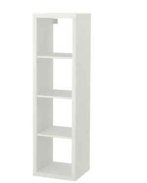 IKEA KALLAX Regał, 42x147 cm biały