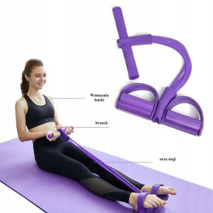 Ekspander fitness na nogi do ćwiczeń mięśni nóg
