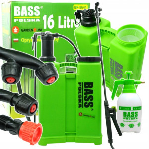Bass Ciśnieniowy Opryskiwacz Plecakowy 16l + 2l